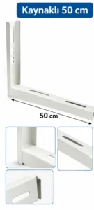 50 cm kaynakli klima dis unite ayagi