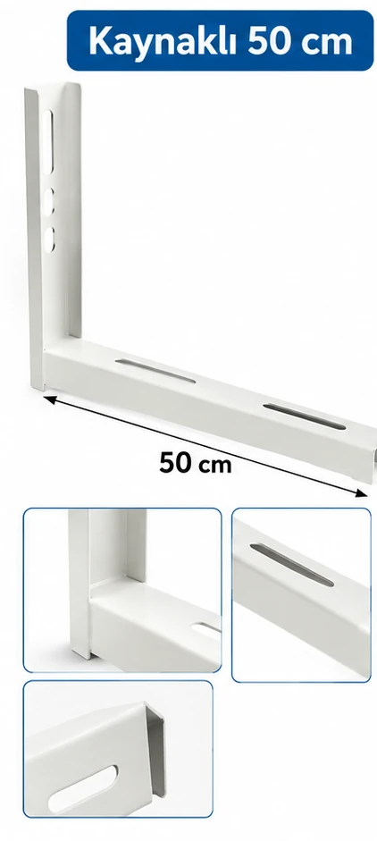 50 cm kaynakli klima dis unite ayagi